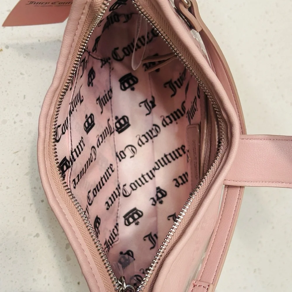 🆕✨ Juicy Couture Starry Night Hobo Handbag Blush NWT 💎 - Picture 11 of 11